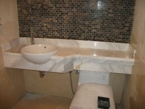 Lavabo đá hoa cương