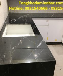 Đá ốp bếp màu đen
