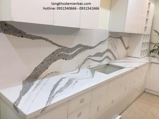 đá thạch anh làm bếp
