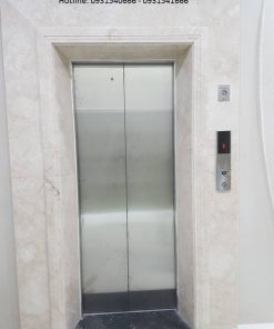 đá marble trắng thang máy đẹp