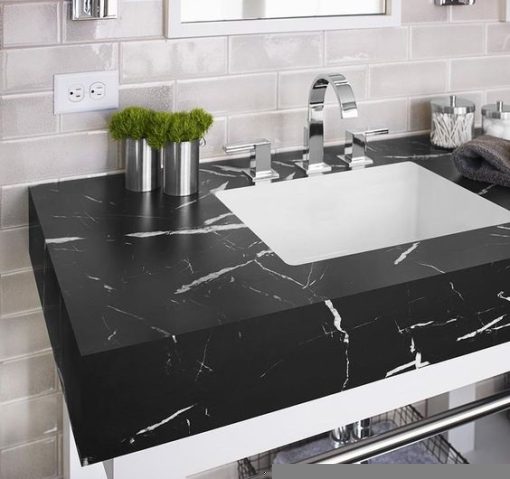 Lavabo Marble đen tia chớp