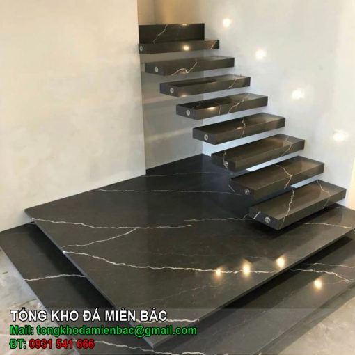 đá cầu thang Vina Quartz