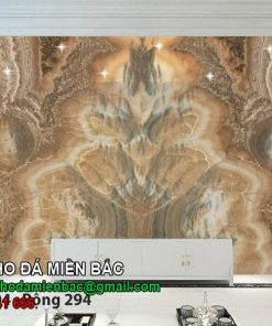 Tranh đá onyx xuyên sáng cao 224 rộng 294