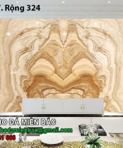 Tranh đá onyx xuyên sáng cao 227 rộng 324