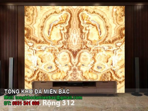 Tranh đá onyx xuyên sáng cao 266 rộng 312