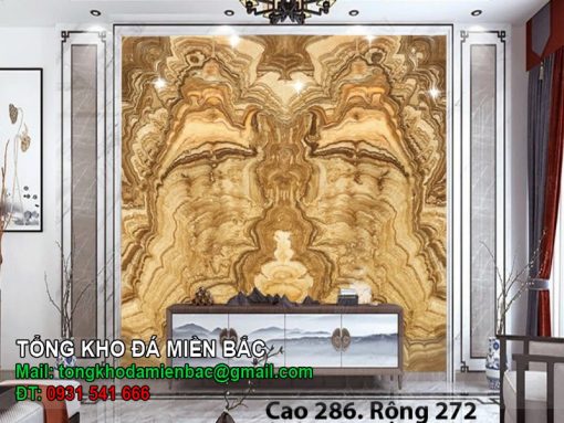 Tranh đá onyx xuyên sáng cao 286 rộng 272