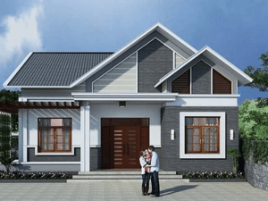 trang trí đầu hồi nhà