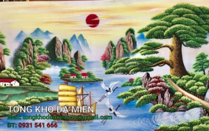 Tranh đá thuận buồm xuôi gió 