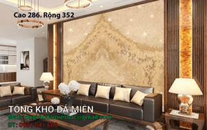 Tranh đá ốp tường phòng khách