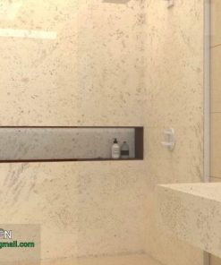 Coral cream limestone