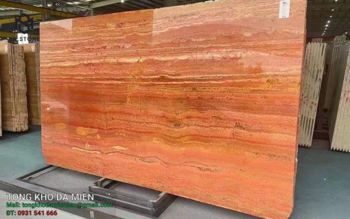 Đá Red Travertine