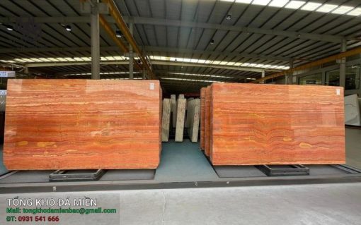 Đá Red Travertine