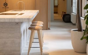 đá Travertine ốp bàn bếp