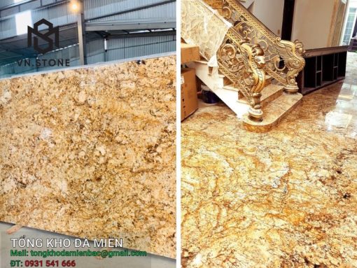 Đá cầu thang granite Solarius