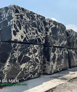 Đá cầu thang marquina black