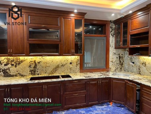 Đá ốp bếp Granite Exotic Beige