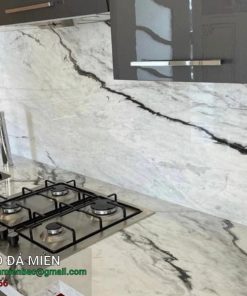 Đá ốp bếp nung kết Modern Statuario