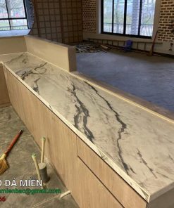 Đá ốp bếp nung kết Modern Statuario