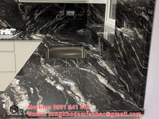Đá bàn bếp Black Forest granite Ấn Độ