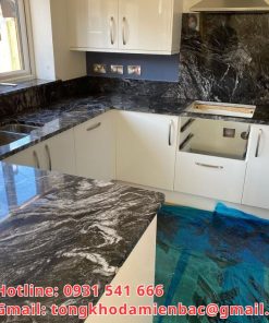 Đá bàn bếp Black Forest granite Ấn Độ
