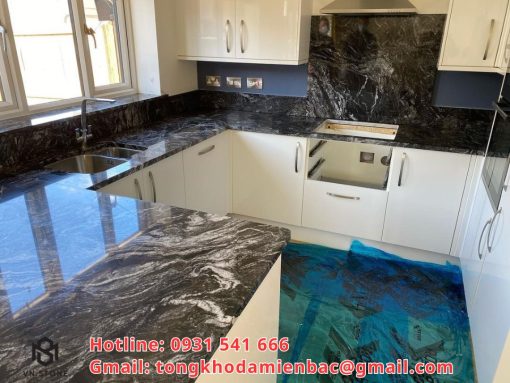 Đá bàn bếp Black Forest granite Ấn Độ