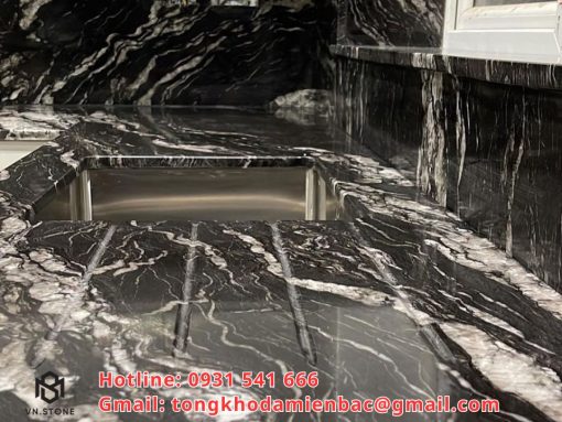 Đá bàn bếp Black Forest granite Ấn Độ