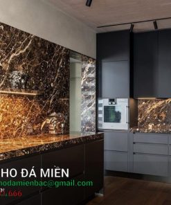 Đá bàn bếp Marble Dark Emperador Spain