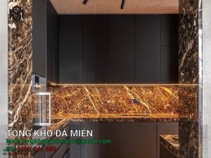 Đá bàn bếp Marble Dark Emperador Spain