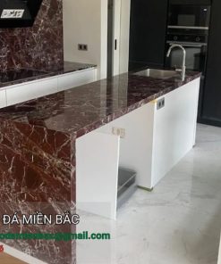 đá ốp bếp marble Rosso Levanto