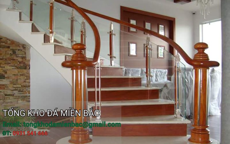 mẫu đá ốp lát cầu thang bền đẹp