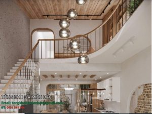 các mẫu cầu thang đẹp cho nhà 2 tầng