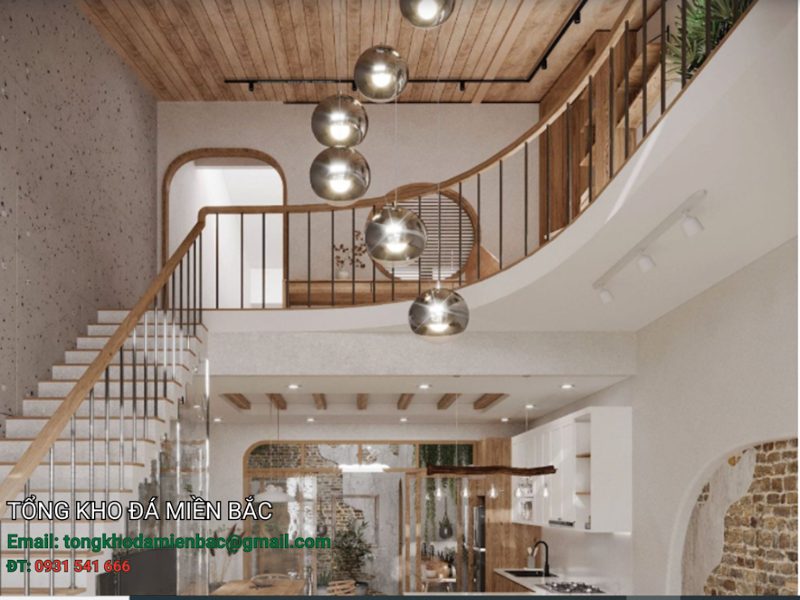 các mẫu cầu thang đẹp cho nhà 2 tầng